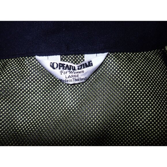 Pearl Izumi Cycling Vest Women‎ L Green Black Full Zip Athletic Running - Picture 6 of 6